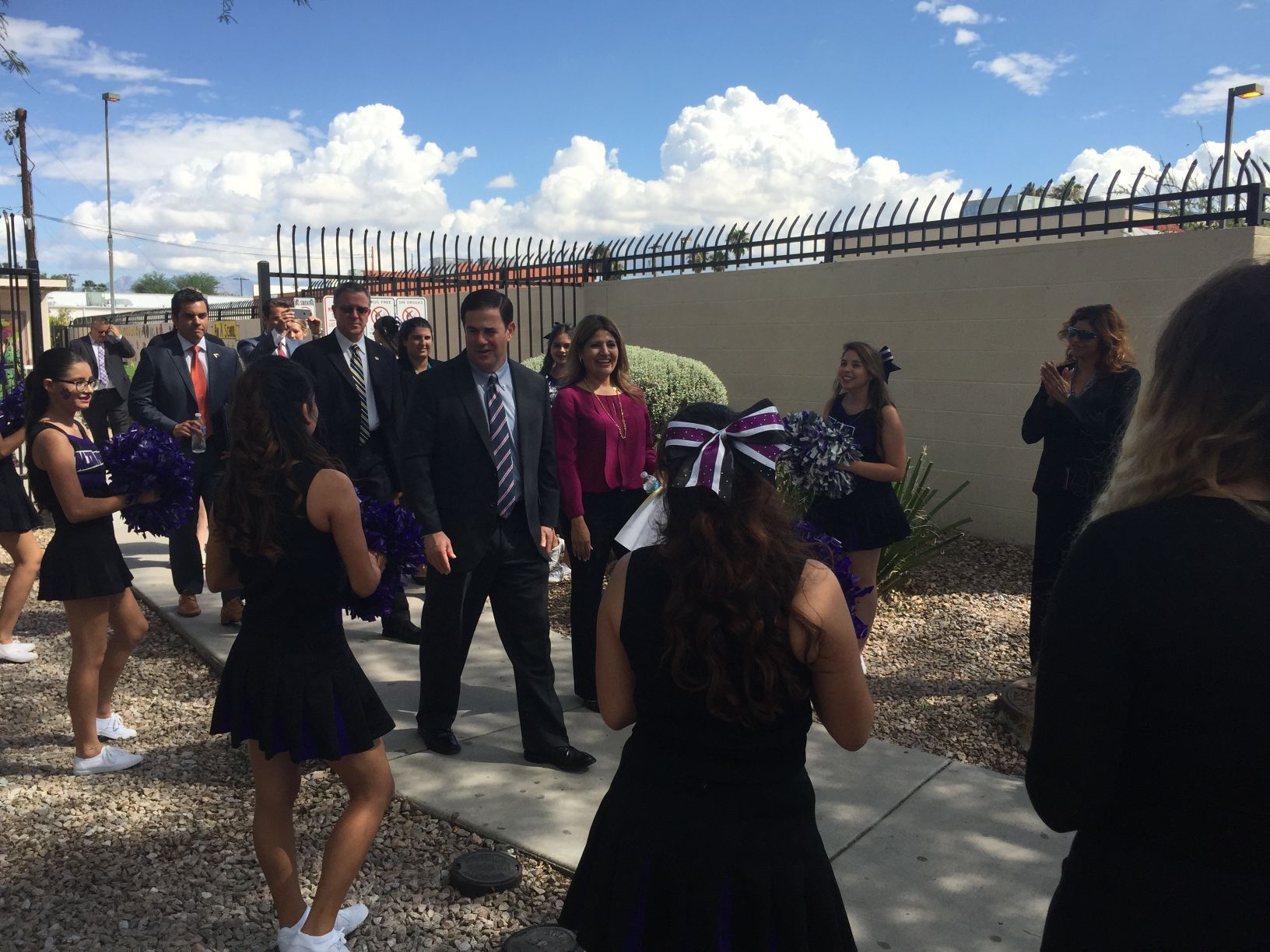 Ducey at Alta Vista High School